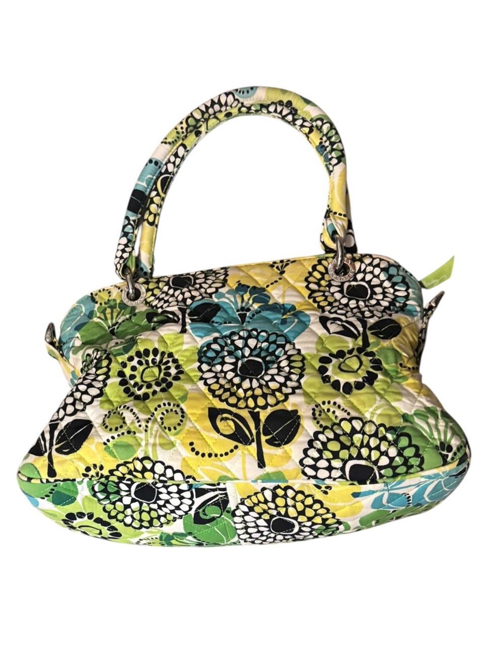 RETIRED Vera Bradley "Chain Shoulder Bag" in Limes Up